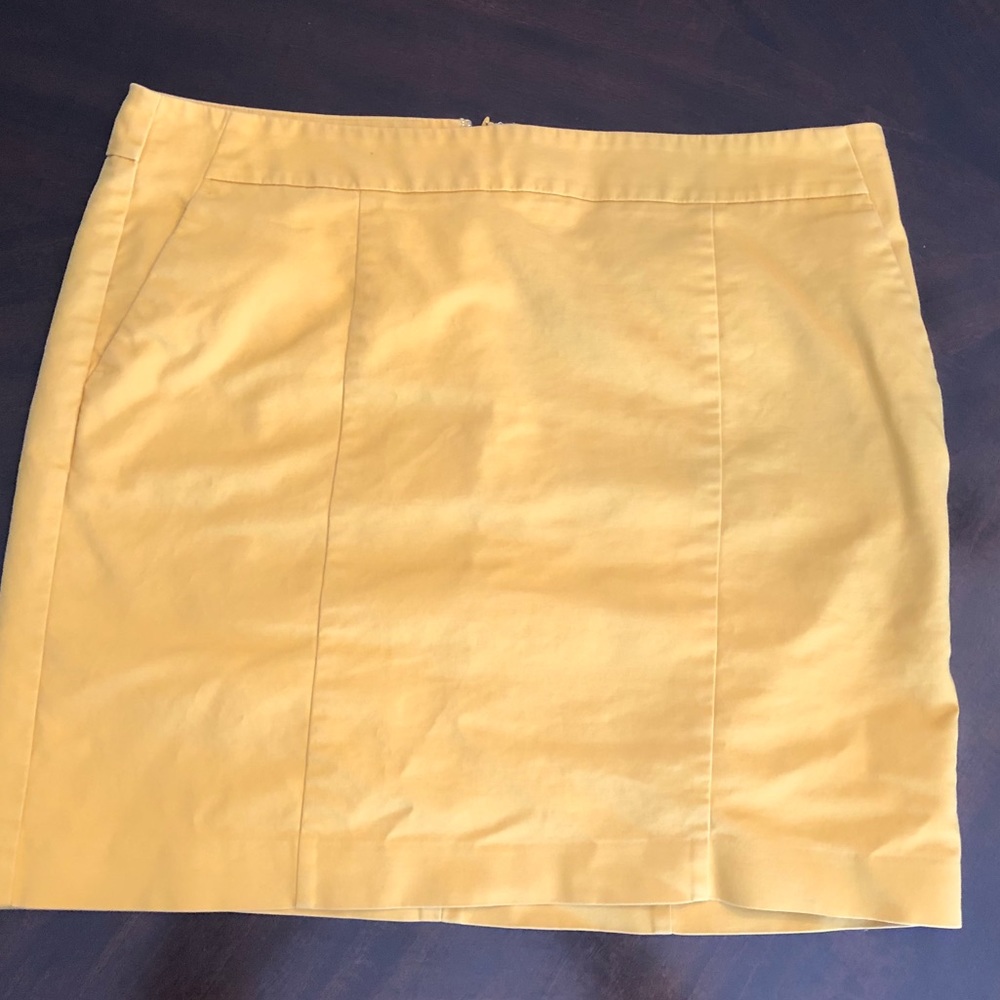 Ann Taylor Mustard Yellow Skirt, sz 18